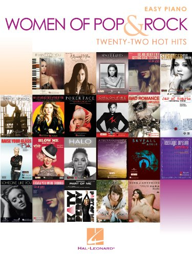 Women Of Pop And Rock: Easy Piano - 22 Hot Hits: Songbook für Klavier
