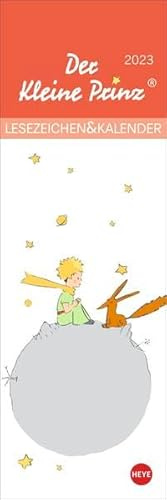 Il Piccolo Principe Segnalibro & Calendario 2023 Segnalibro Calendario con motivi del libro dei bambini Classico Mini Calendario perfetto come piccolo regalo