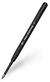 Moleskine W3RFA10 Ricarica per Penna a Sfera, 1.0 mm, Nero