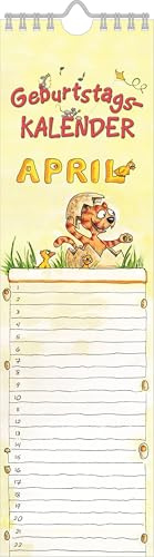 Geburtstagskalender Mini Cartoon immerwährend: by Silke Leskien