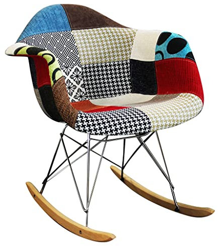 POLTRONA DONDOLO MORITZ PATCHWORK