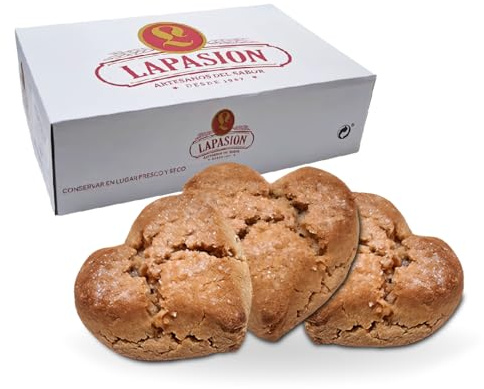 LAPASION - Galletas de canela | Mini galletas | Galletas Individuales | Corazones | Caseras sin lactosa | 2 Kg