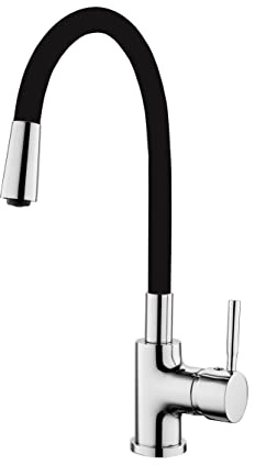 Küchenarmatur flexibel, Barcelona, schwarz