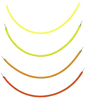 Kopida 3V Edison Bulb LED Filament Flexible Filament Cob Flexible Lamp Parts, 11.81 inch Edison Bulb DC3V Cob LED Filament Flexible Lamp Parts 2200k Diode Incandescent Flexible Filament, 4PCS
