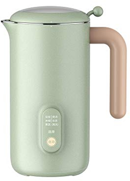 Máquina para hacer leche de soja, exprimidor eléctrico, licuadora, multicocina, taza hirviendo, leche de soja, máquina para hacer pasta de arroz, filtro libre (verde)