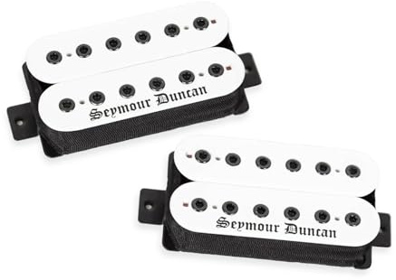 Seymour Duncan Black Winter Humbucker - Pickup Set - Blackened White