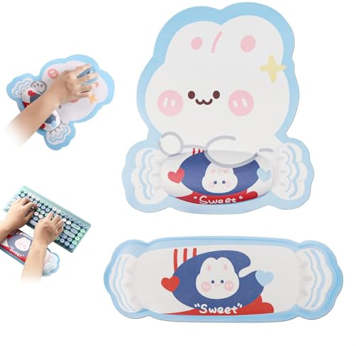 Reposamuñecas Teclado con Doble Zona de Apoyo, Set de 2