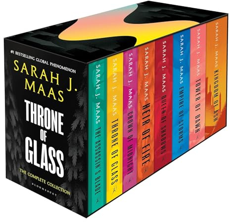 Throne of Glass Series 8 Books Collection Set by Sarah J Maas
