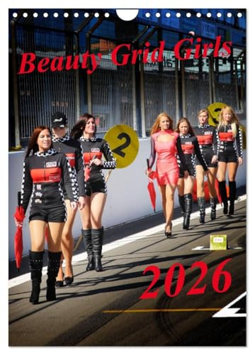 Beauty Grid Girls (Wandkalender 2026 DIN A4 hoch), CALVENDO Monatskalender: Unser Kalender Beauty Grid Girls mit sexy Frauen von der Motorrad WM und IDM! (CALVENDO Erotik)
