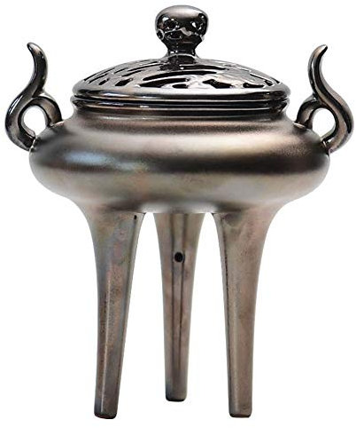 Brûleur d'encens à trépied Haut de Trois Pieds, cuisinière à aromathérapie en céramique, encens intérieur pour Bobine, brûleur d'encens, cérémonie du thé, décoration Zen créative