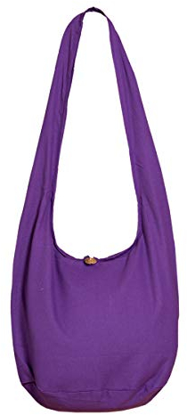 PANASIAM Schultertasche einfarbig, violette, L
