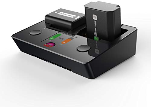 ISDT NP-FZ100 NP-FW50 NP-BX1 Kamera Akku Dual Ladegerät für Sony DSC-RX100,DSC-RX100 II, DSC-RX100M II, DSC-RX100 III, DSC-RX100 V, DSC-RX100 IV, HDR-CX405