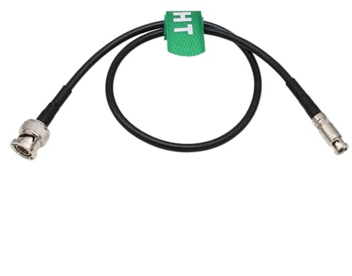 HangTon Cavo video SDI patch coassiale 4K 6G 75Ohm HD Micro BNC a BNC standard Belden 1855A per DJI Lightbridge 2 a monitor (45 cm)