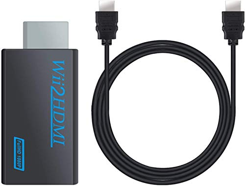 Wii to HDMI Convertitore Wii 2 HDMI Wii a HDMI 1080P/720P Adattatore Con Audio Jack 3.5mm NTSC/PAL Wii U Giochi TV Dance Nunchuck Sport Proiettore