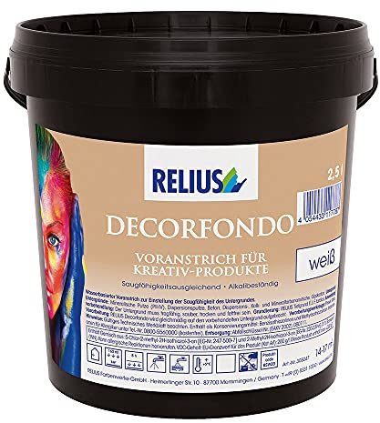 Relius Decorondo Ankerfarbe für Dekoration, 5 l