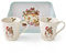 Royal Worcester Wrendale Deigns - Juego de taza y bandeja con diseño de ratones navideños