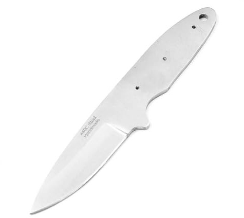 MAQSON Hochwertige 440C Stahl Jagd Messerklinge | Rohling | 58-60 HRC 4177