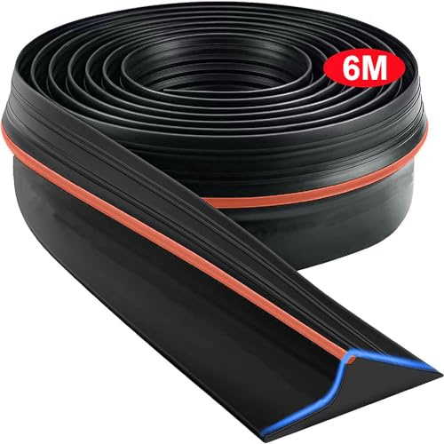 Joint Porte Garage - Isolant Seuil Porte de Garage Basculante & Sectionnelle, Bas de Porte de Garage (Standard 6m*9cm*1.6cm)