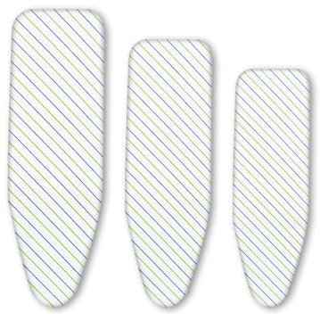 GFYHTN Copriasse da Stiro Imbottitura 92x33cm 97x33cm 110x35cm 122x38cm, Copriasse da Stiro in Cotone Copriasse da Stiro di Ricambio Resistente Calore per Assi da Stiro Standard(43x14in/110x35cm)