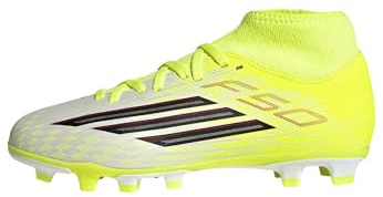 adidas Kinder F50CLUB MID FG/MG Fußballschuh J KI6175 gelb/schwarz/Klares Rot