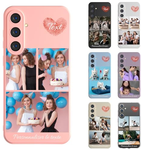 LQGBFCLK Personalisierte Handyhülle für Samsung Galaxy A56 5G, Personalisiert Hülle mit Bild Foto Text Selbst Gestalten Design Schutzhülle, Stoßfeste Kratzfeste weiche TPU Hülle (Mehrfarbig)