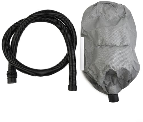 Violiica Sac d'aspirateur pour ponceuse à cloison sèche - Sac de collecte de poussière - Avec tuyau de 2 m - Pour aspirateurs ménagers de la plupart des modèles