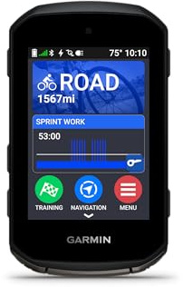 Garmin Edge 850 Fahrradcomputer GPS – nur Gerät | bis zu 12 Stunden Akkulaufzeit, farbenfroher Touchscreen mit Tasten, die Karten und Statistiken im Detail anzeigen