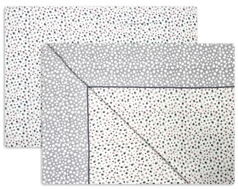 Vionara Home Completo Lenzuola in Flanella di Puro Cotone, Anti-pilling, Set Letto Invernale in Morbido Caldo Cotone, Made in Italy (F145 - Grigio, Matrimoniale)