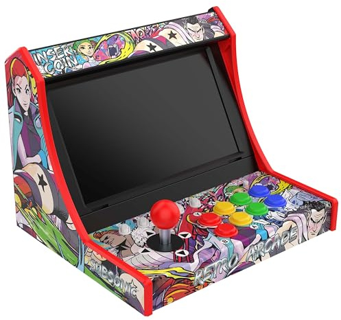 Subsonic - Mini Borne d’Arcade pour Switch 2, OLED et Switch | Station d’Accueil pour Console Nintendo avec Joystick et 8 Boutons pour Transformer la Console Nintendo en Borne d’Arcade