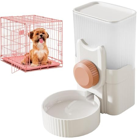 Automatic Feeder For Cage – ABS Material | Dog Cage Water Dispenser | Auto Refill Feeder | Small Animal Food Dispenser For Hedgehog, Cat, Chinchilla, Ferret, Kitten, Guinea Pig, Puppy
