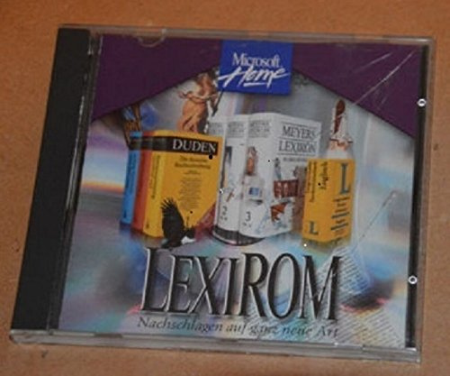 LexiROM: Meyers Lexikon in drei Bänden, Duden Band 1, Duden Band 5, Duden Band 8, Langenscheidts Taschenwörterbuch Englisch