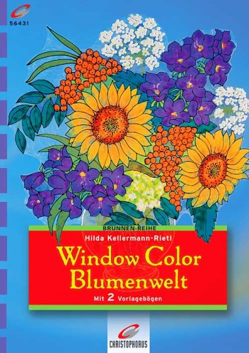 Window Color Blumenwelt: Mit 2 Vorlagebögen