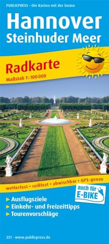 Publicpress Radkarte Hannover, Steinhuder Meer 1:100.000: Radkarte mit Ausflugszielen, Einkehr- & Freizeittipps, wetterfest, reissfest, abwischbar, GPS-genau. 1:100000 (Radkarte: RK)