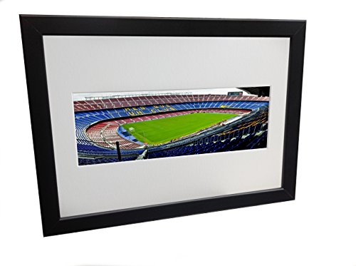 nou Camp panoramique 12 x 8 A4 Barcelone Photo photo Cadre photo Cadeau de football Poster