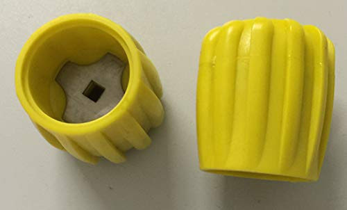 HTD Rubberknopf gelbes Handrad für Ventile