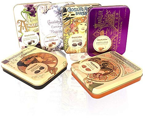 Amatller Pack 6 Latas de Hojas de Chocolate