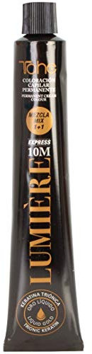 Tahe Light Express - Colorazione permanente per capelli 10 minuti, colore 6.67 Biondo Scuro Rosso Viola, 100 ml
