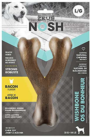 Zeus NOSH Kauknochen, stark, Speckgeschmack, groß