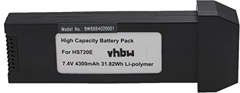 vhbw Akku kompatibel mit Holy Stone HS720, HS720E Drohne Multicopter Quadrocopter (4300mAh, 7,4V, Li-Polymer)