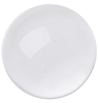 Garneck Kristallkugel Glaskugel Fotorequisite Tischdeko Transparent Weiß Meditation Feng-Shui Sammlerstück Kreative Fotografie Dekoration Für Wohnzimmer Büro