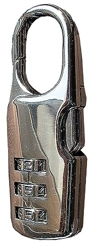 AKAH Zahlenschloss Metall - Sicherheitsschoss für Gewehrfutteral - Vorhängeschloss Waffenfutteral Jagd - Geschenkidee für Jäger