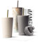 MAMEIDO Termos Caffè con cannuccia 470ml - Tazza termica, Tazze thermos acciaio inox senza BPA, prova di perdite (Ivory Beige, 0,47l)