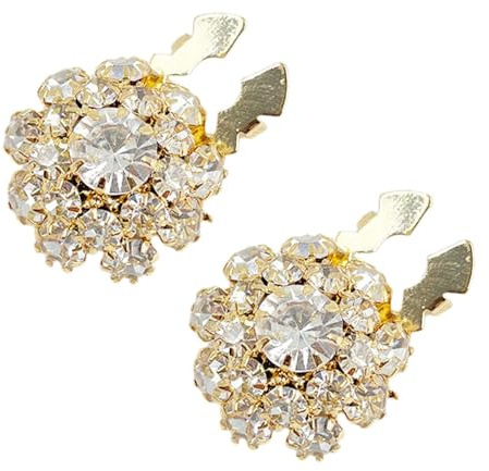 2 Piezas De Cubierta De Botones De Diamantes De Imitación, Botones De Camisa De Diamantes De Imitación Para Mujeres Y Hombres, Clips De Botones De Camisa Desmontables, Joyería De Botones