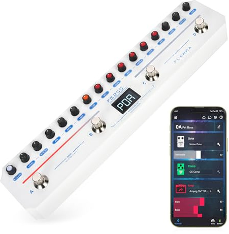 FLAMMA FB200 Pedal de efectos combinados inteligente