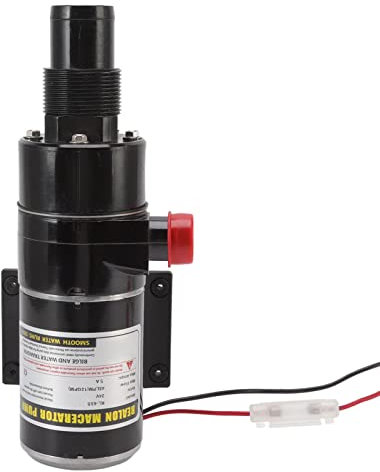 Pompa del maceratore efficiente nutrizionale 12v Multi protezione Prevenire l'intasamento per la toilette con yacht cucina pompa delle acque reflue (24 V.)