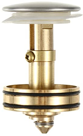 Sewroro Bounce Drain Filter Pop-up Basin Sink Drain Plug Copper Button Set Bathroom Washbasin Popup Drainer Replacement Accessory
