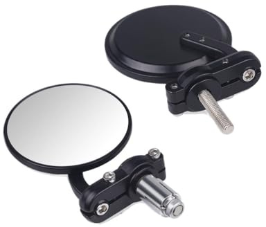 Espejos Retrovisores Universales Para Motocicleta De 22mm Espejo Lateral Accesorios Para Motocicleta Montaje Final Del Manillar Espejo Retrovisor