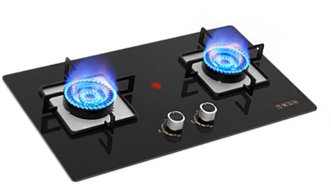 Cocina De Gas 5,2 KW, Sobremesa O Empotrada, Doble Cámara, For Uso Doméstico (GN/GLP), Ideal For Restaurantes Y Puestos Comida Familiares(LPG)