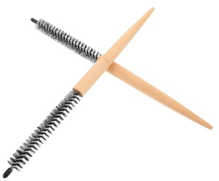 LIFKOME 2 pièces Petite Brosse à Dents Fines pour Coiffure Professionnelle Brosse Volumisante pour Racines Coiffage Précis des Petites Mèches Outil Polyvalent pour Cheveux Fins et Bouclés