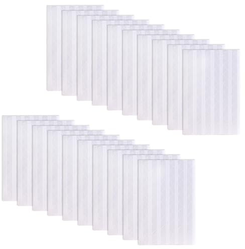 Vauki 20 fogli di angoli per foto autoadesivi, adesivi semitrasparenti, pratici per angoli, accessori per album fai da te, album di foto e lavori creativi